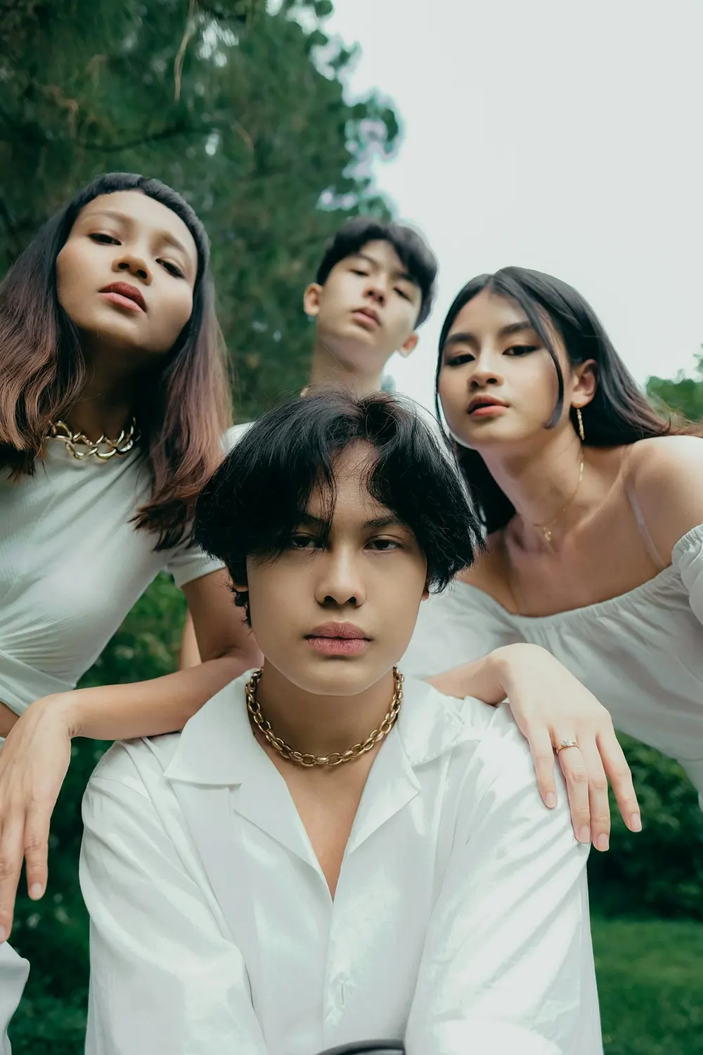 A diverse group of young Singaporeans